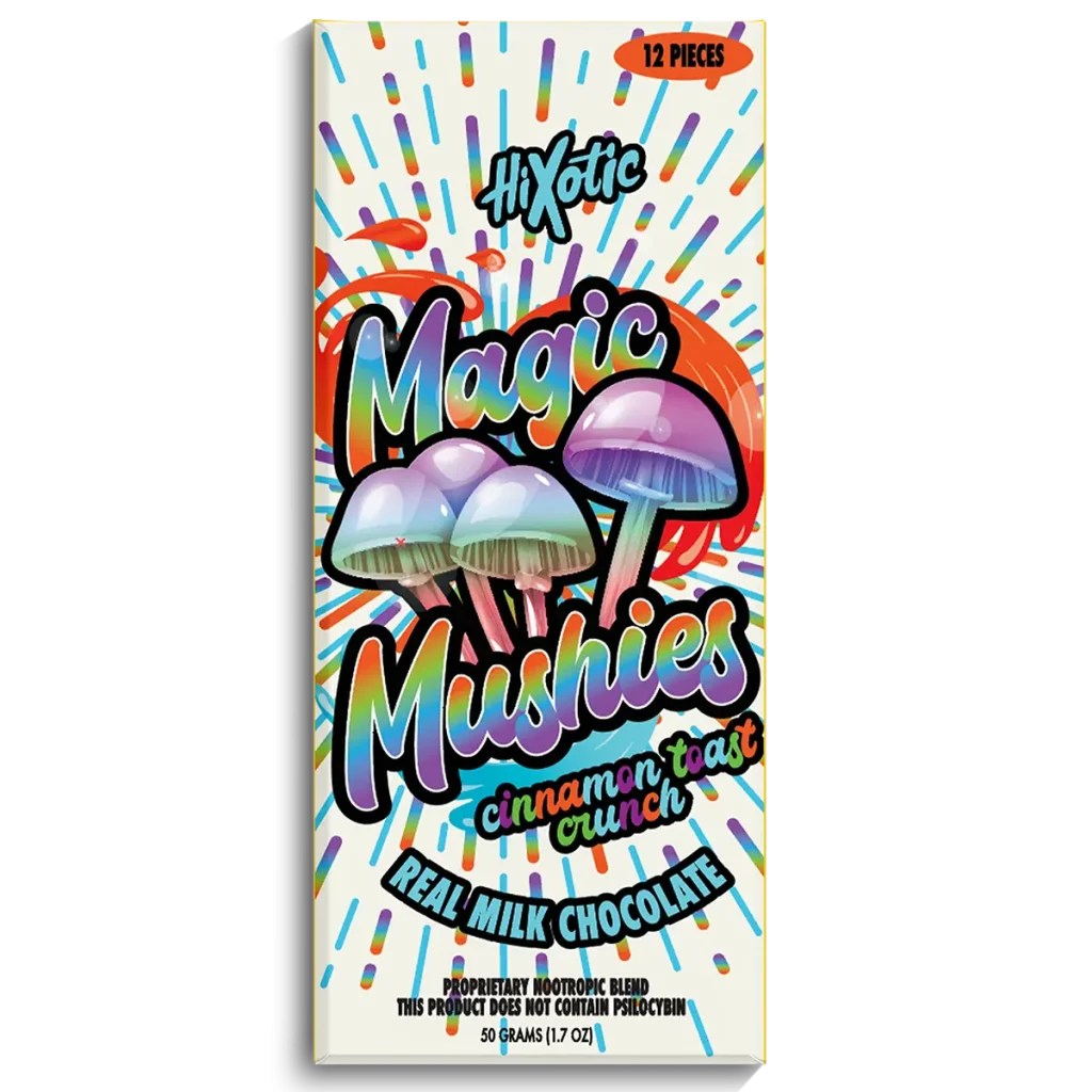 hixotic magic mushies chocolate cinnamon toast crunch 12 pieces