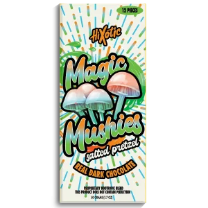 hixotic magic mushies chocolate salted pretzel 12 pieces