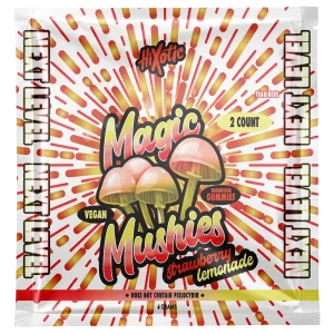 hixotic magic mushies strawberry lemonade gummies 2 count