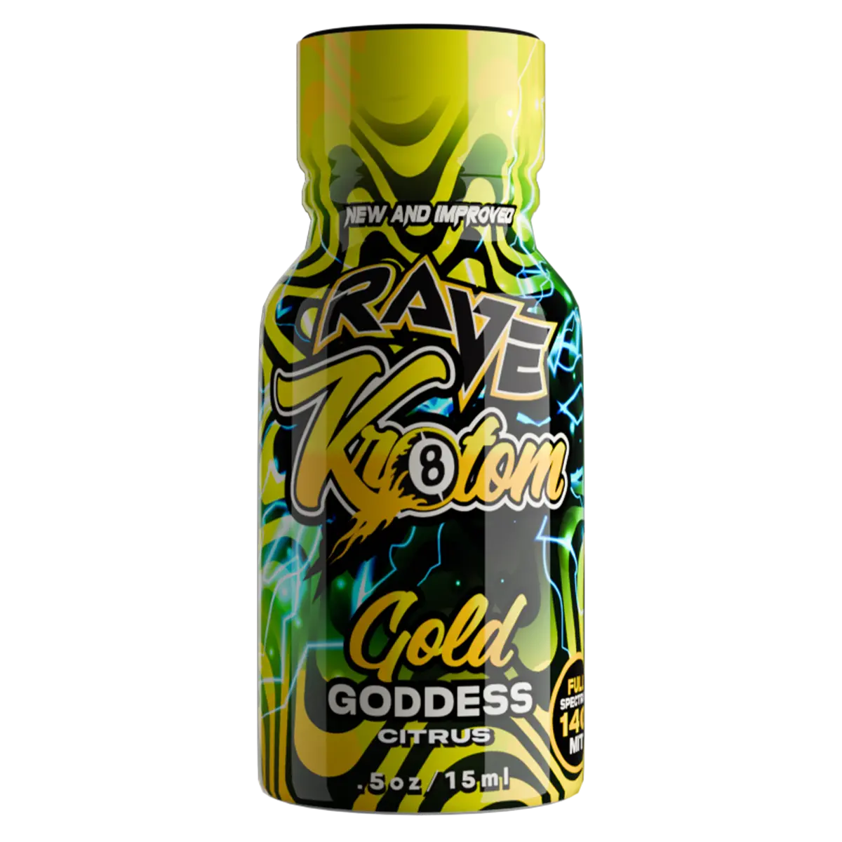 rave kratom shot gold goddess citrus